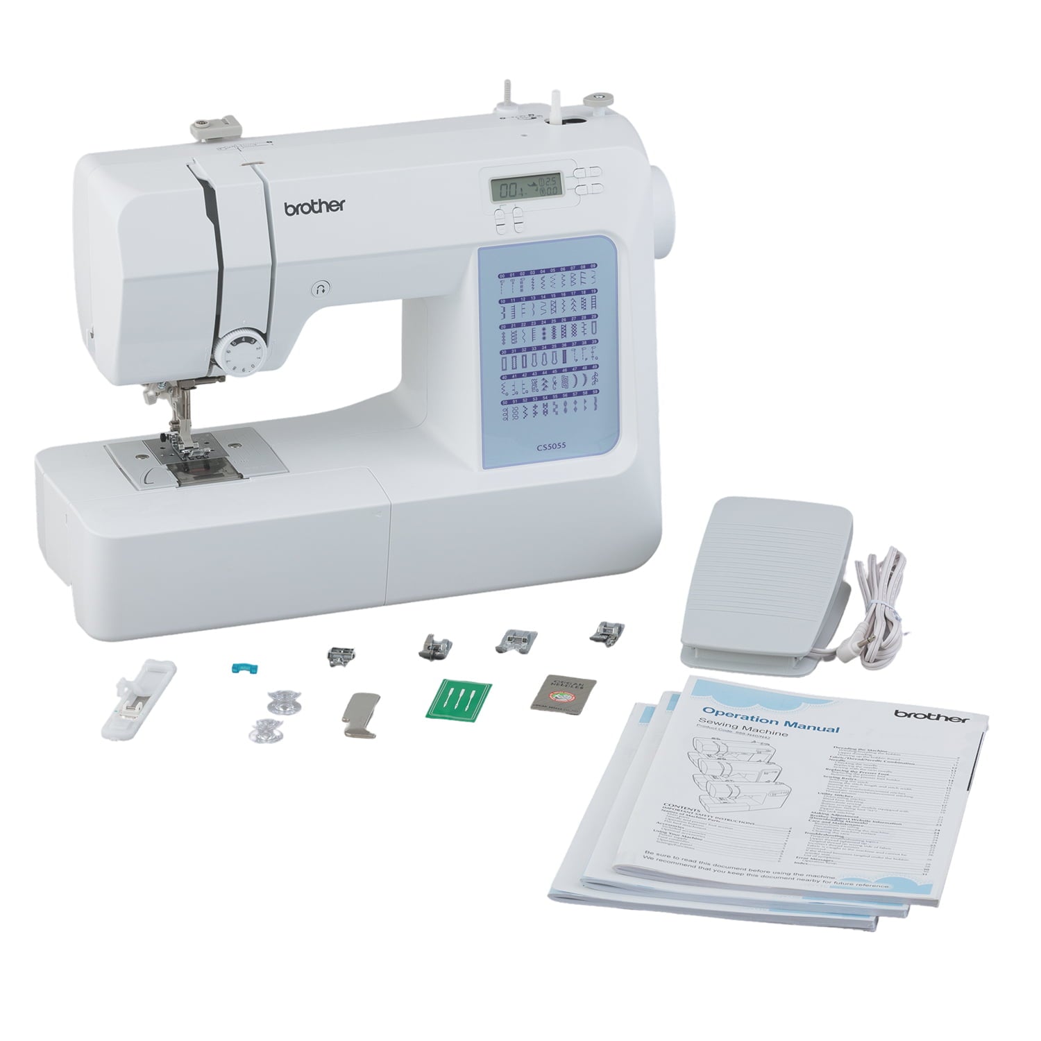 Brother CS5055 Computerized Sewing Machine with 60 Built-in Stitches – 1mart