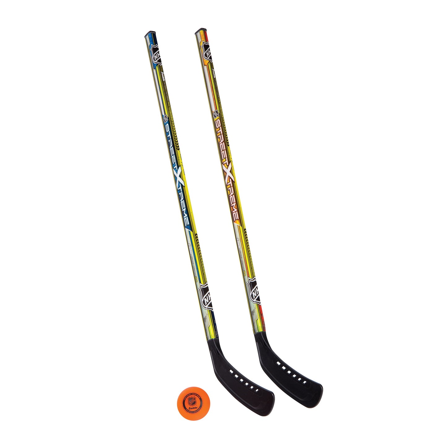 Athletic Works Mini Lacrosse Sticks and Ball Set for Kids, Black/White