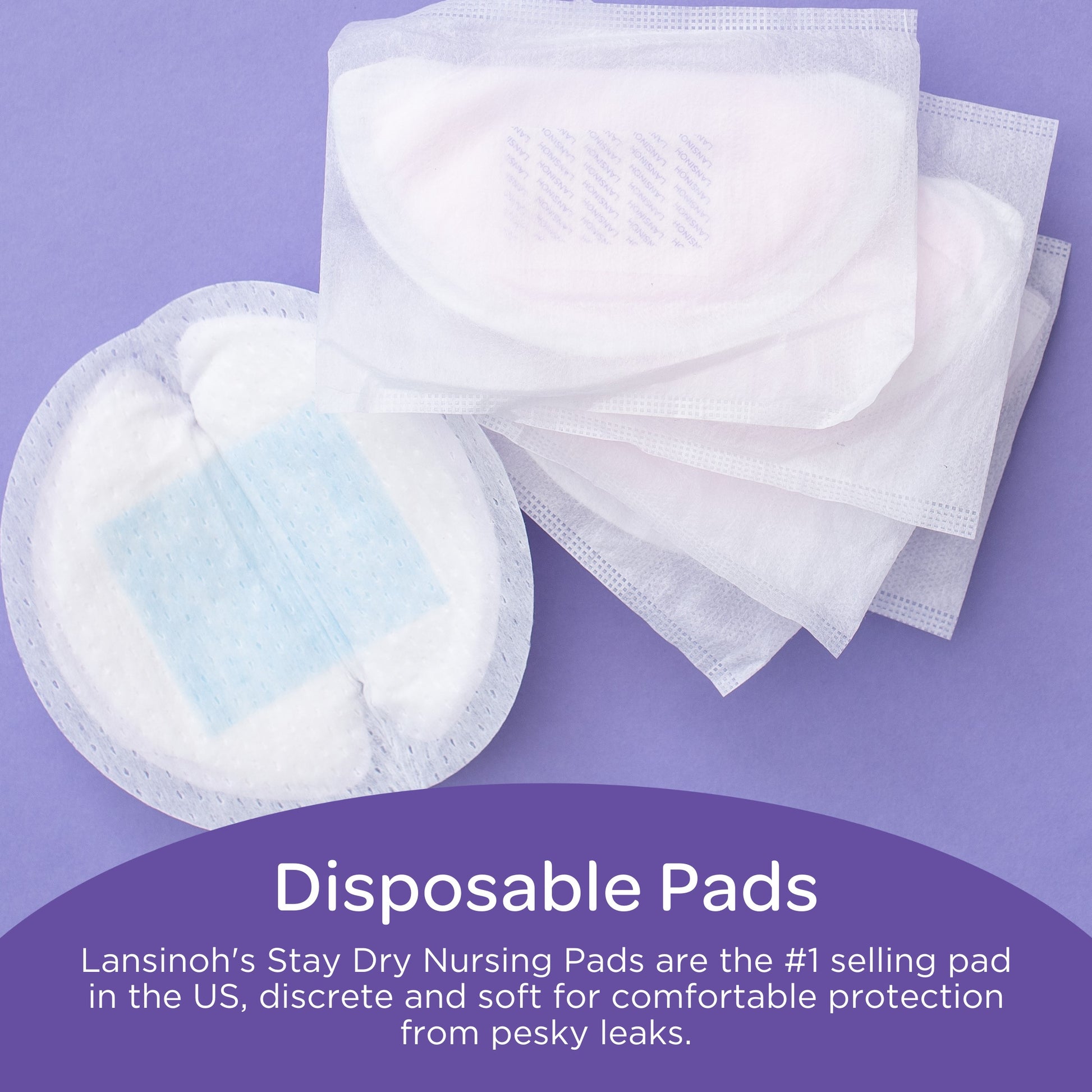 Lansinoh Stay Dry Disposable Nursing Pads - 100ct