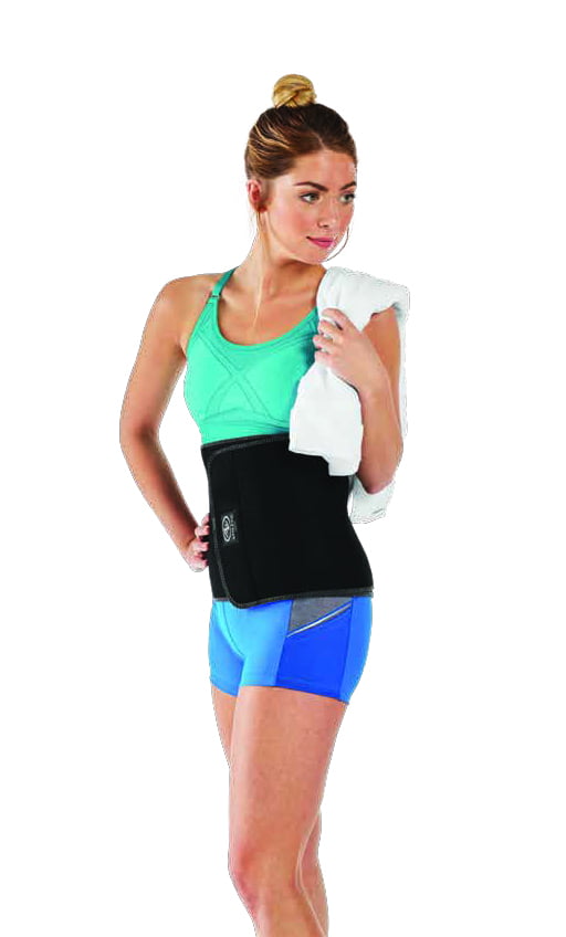 Athletic Works Waist Trimmer, 10-Inch Wide, Adjustable Fit, Promotes Sweating, Neoprene Material