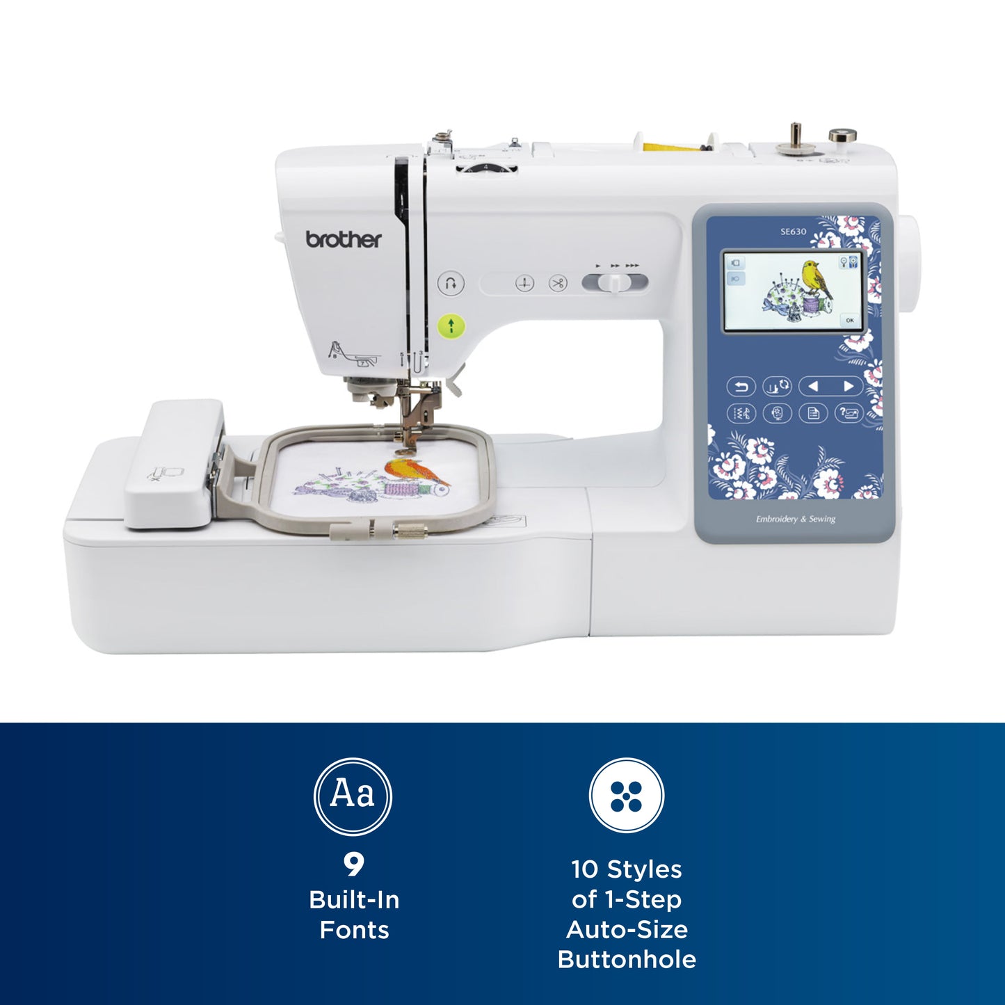 Brother SE630 Sewing and Embroidery Machine with Sew Smart LCD