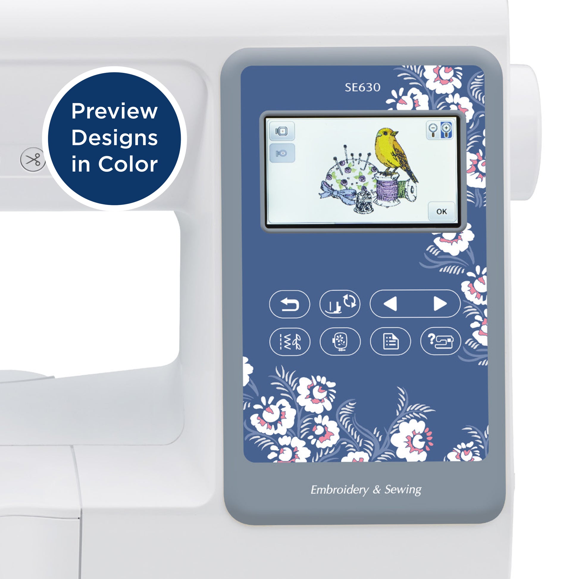 Brother SE630 Sewing and Embroidery Machine with Sew Smart LCD