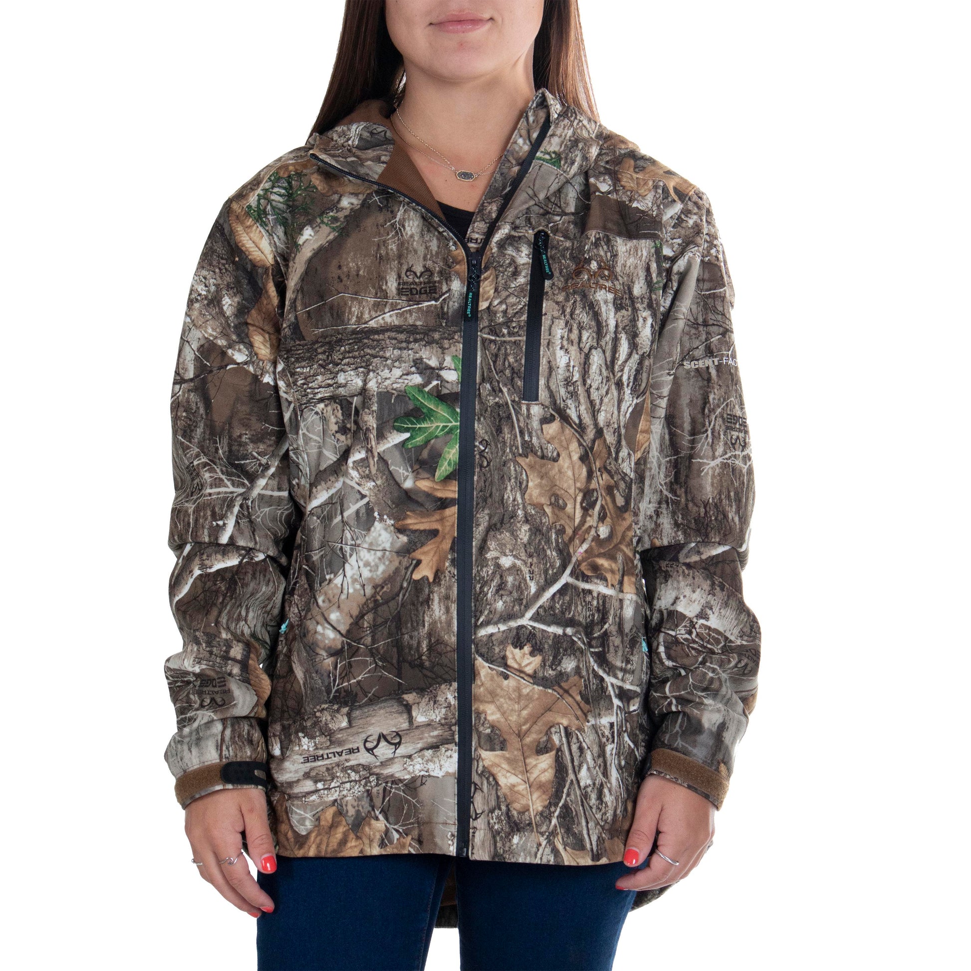 Realtree Men's Scent Factor Hunting Jacket, Realtree Edge, Size Extra Large  
