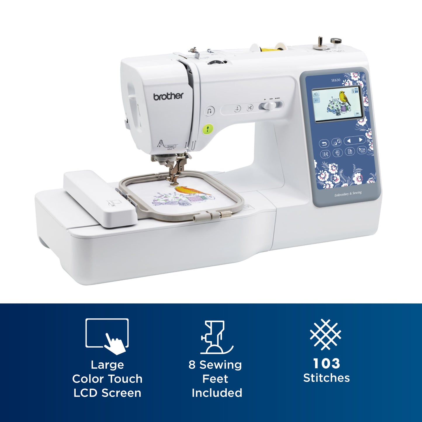 Brother SE630 Sewing and Embroidery Machine with Sew Smart LCD